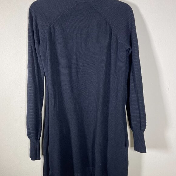 80 Park Women's LS Black Open Cardigan Sweater S Soft Basic Rayon - Picture 4 of 4